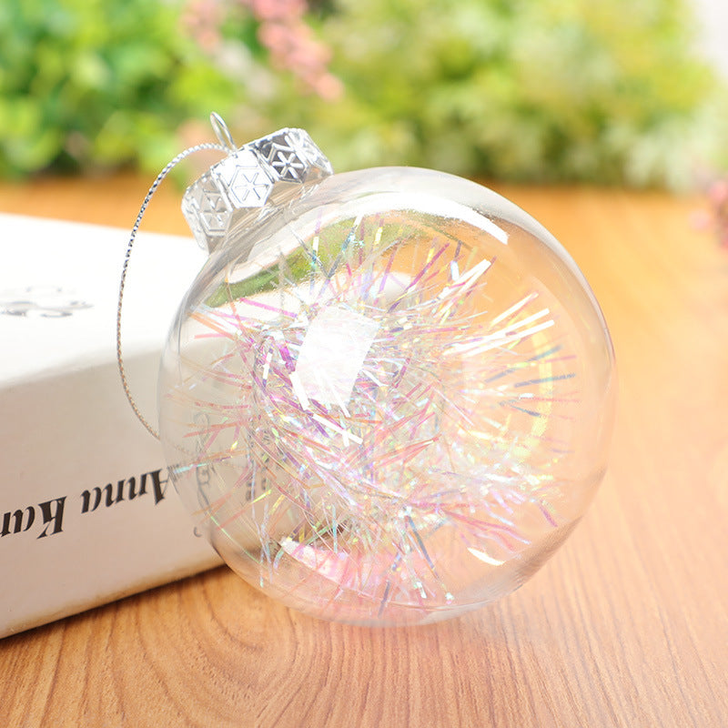 Wholesale Christmas Decoration Transparent Plastic Christmas Balls